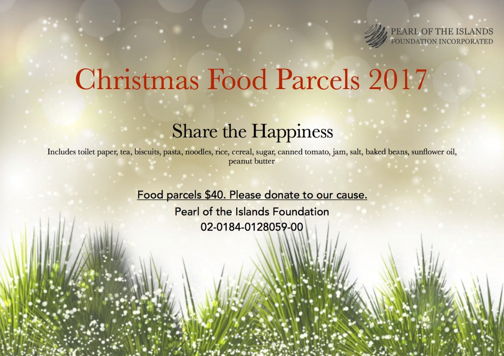 PIF Christmas Food Parcels flyer 2017